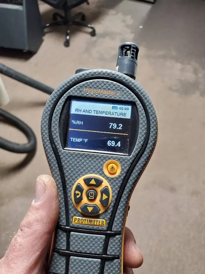 Moisture meter humidity assessment for Fire & Smoke Damage Restoration in Elkridge